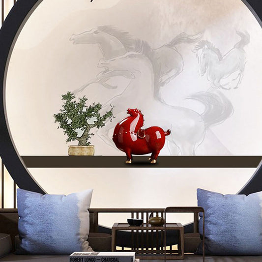 Ceramic "Wealth Tang Ma"