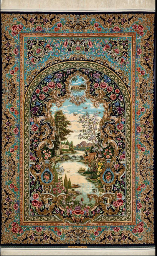 Marsh Pattern Tapestry Carpet