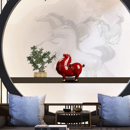 Ceramic "Wealth Tang Ma"