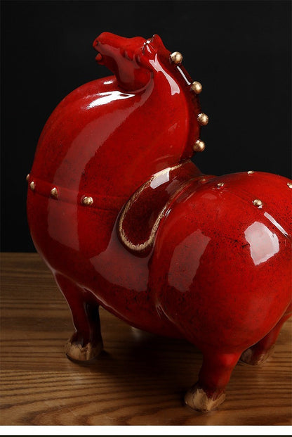 Ceramic "Wealth Tang Ma"