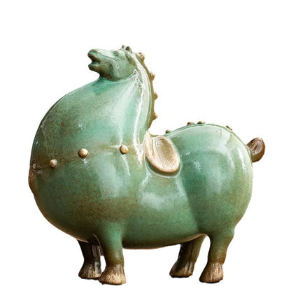 Ceramic "Wealth Tang Ma"