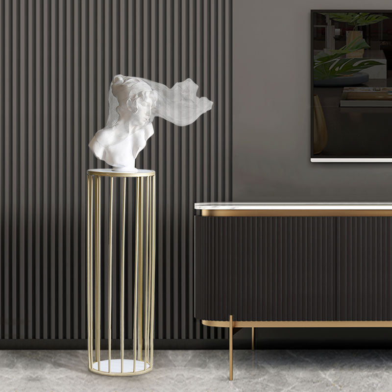 Nordic Soft Veil Girl Art Statue