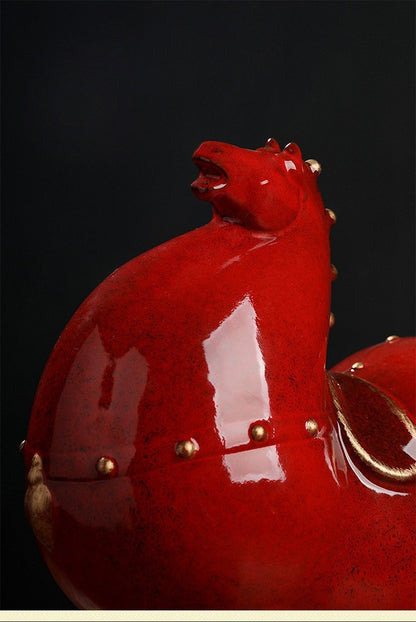 Ceramic "Wealth Tang Ma"