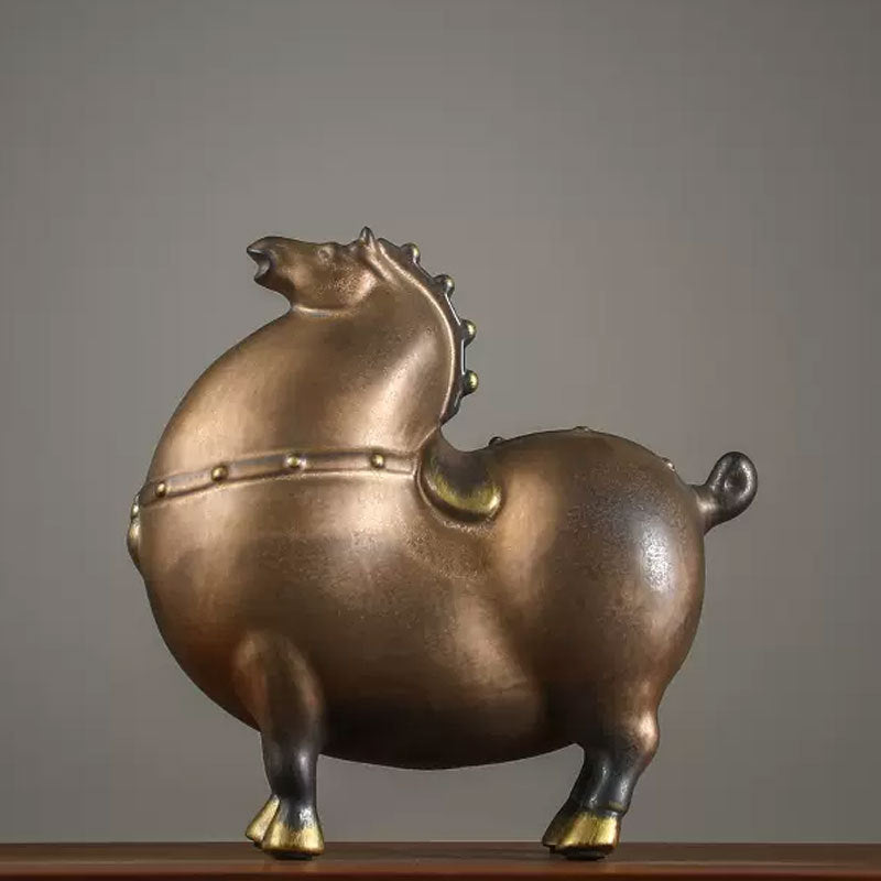 Ceramic "Wealth Tang Ma"