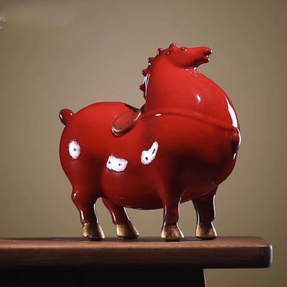 Ceramic "Wealth Tang Ma"