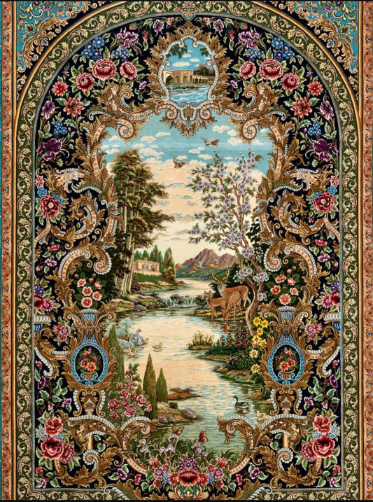 Marsh Pattern Tapestry Carpet