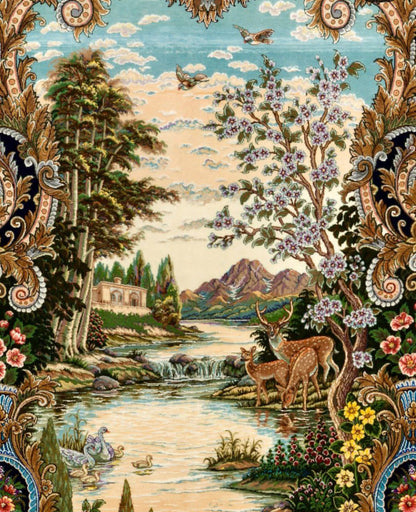 Marsh Pattern Tapestry Carpet